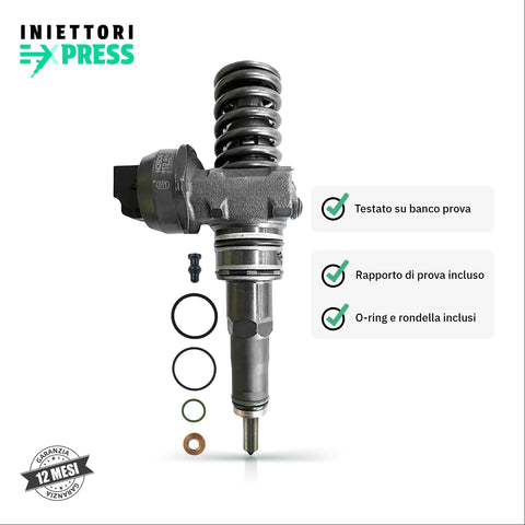 0414720213 Bosch Iniettore Diesel Seat Skoda VW Bora 1.9 TDI 038130073AQ